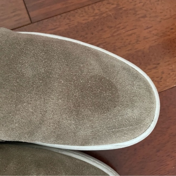 Vince Suede Verrell Open Back Slide Sneakers - Picture 9 of 10